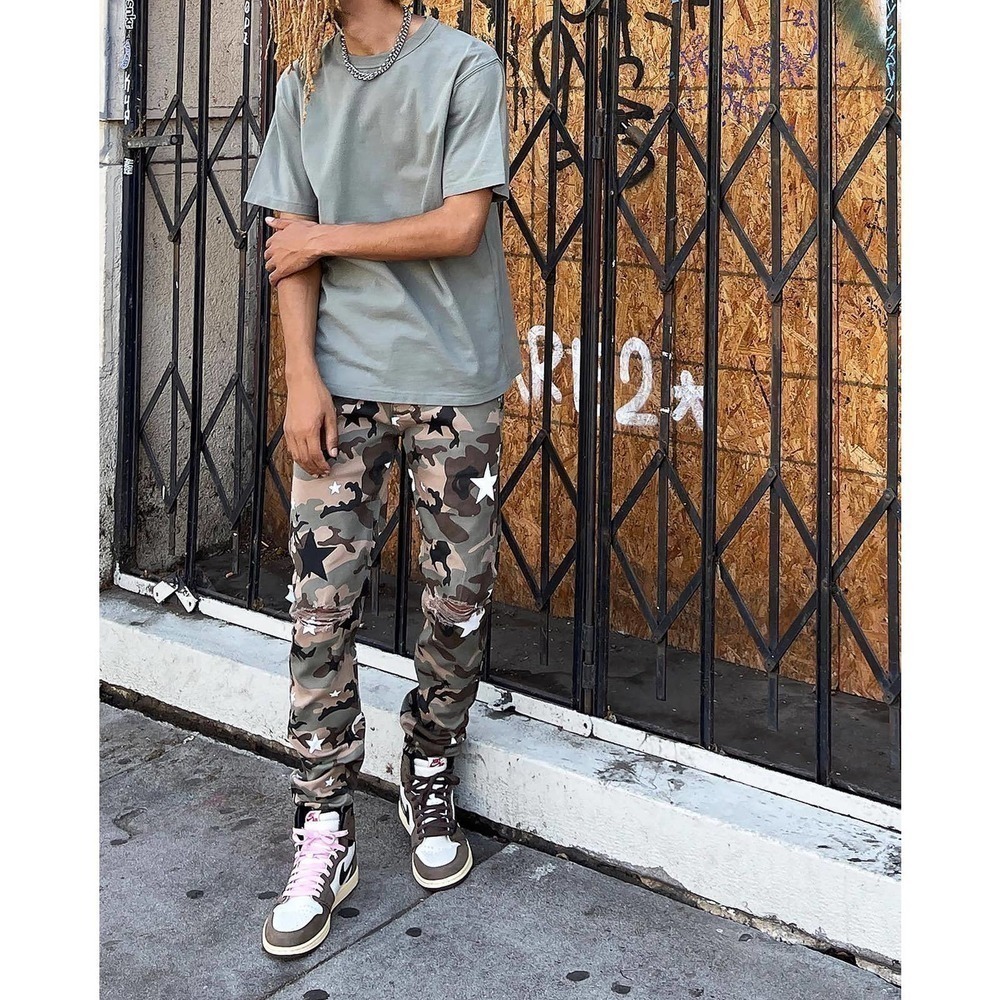 KDNK Star Camo Pants Streetwear Men’s‎ Size 38